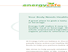 Tablet Screenshot of energycafecharlotte.com